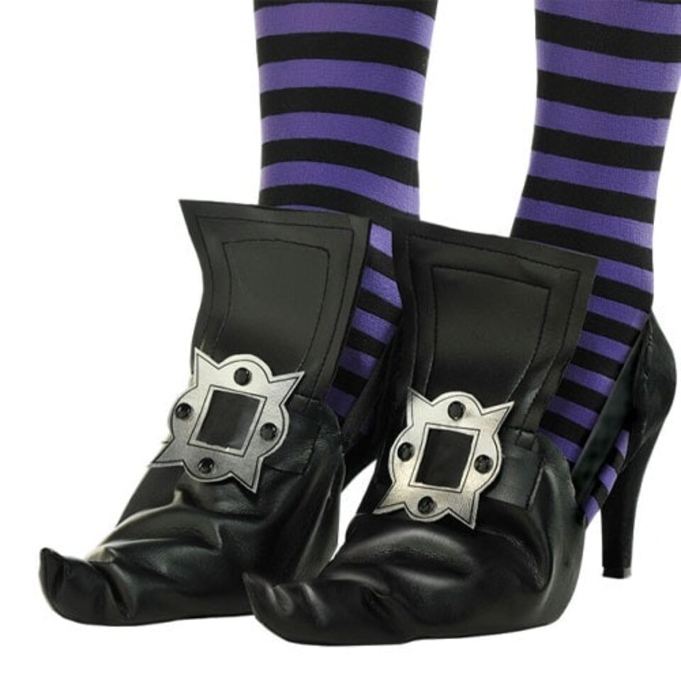 Children Witch Shoe Covers Halloween Fancy Dress