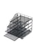 image 5 of Living and Home 5-Tier Desktop Organiser with Vertical File Sorter | Black