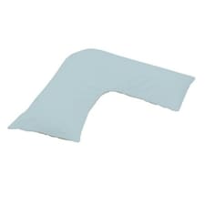 Belledorm Easycare Percale V-Shaped Orthopaedic Pillowcase - Duck Egg - One Size