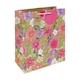 image 2 of Pack of 6 Kraft Floral Large Gift Bags | Brown | 12