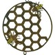 image 5 of Honeycomb Wind Chime Bee Bell Hanging Garden Yard Hex Decor Metal Wasp