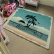image 4 of Hello Summer (Rug) Blue | Large: 140x200cm