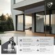 image 2 of Awning with hand crank - pressure fitted , height adjustable Black | Grey | 180 x 250 cm