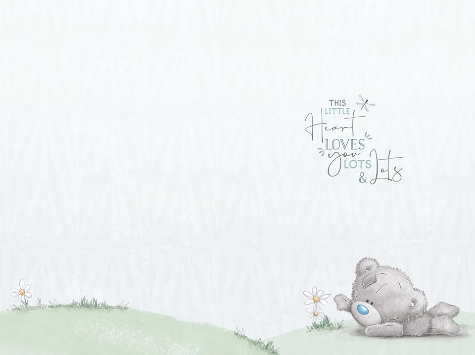 image 1 of Bear In Daisies For Daddy First Father's Day Card