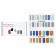 image 1 of Nail Sticker (assorted Colour) - # Midnight Desert Nail - 32pcs Multi