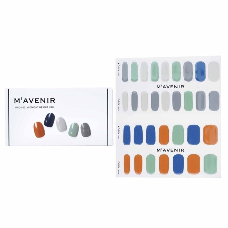 image 1 of Nail Sticker (assorted Colour) - # Midnight Desert Nail - 32pcs Multi