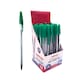 image 1 of Box of 50 Green Ballpoint Pens Smooth Glide by Janrax
