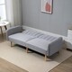 image 6 of HOMCOM 3 Seater Sofa Bed w/ Adjustable Backrest for Living Room, Guest Room 