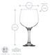 image 3 of LAV Combinato Gin Glasses - 730ml - Clear - Pack of 12