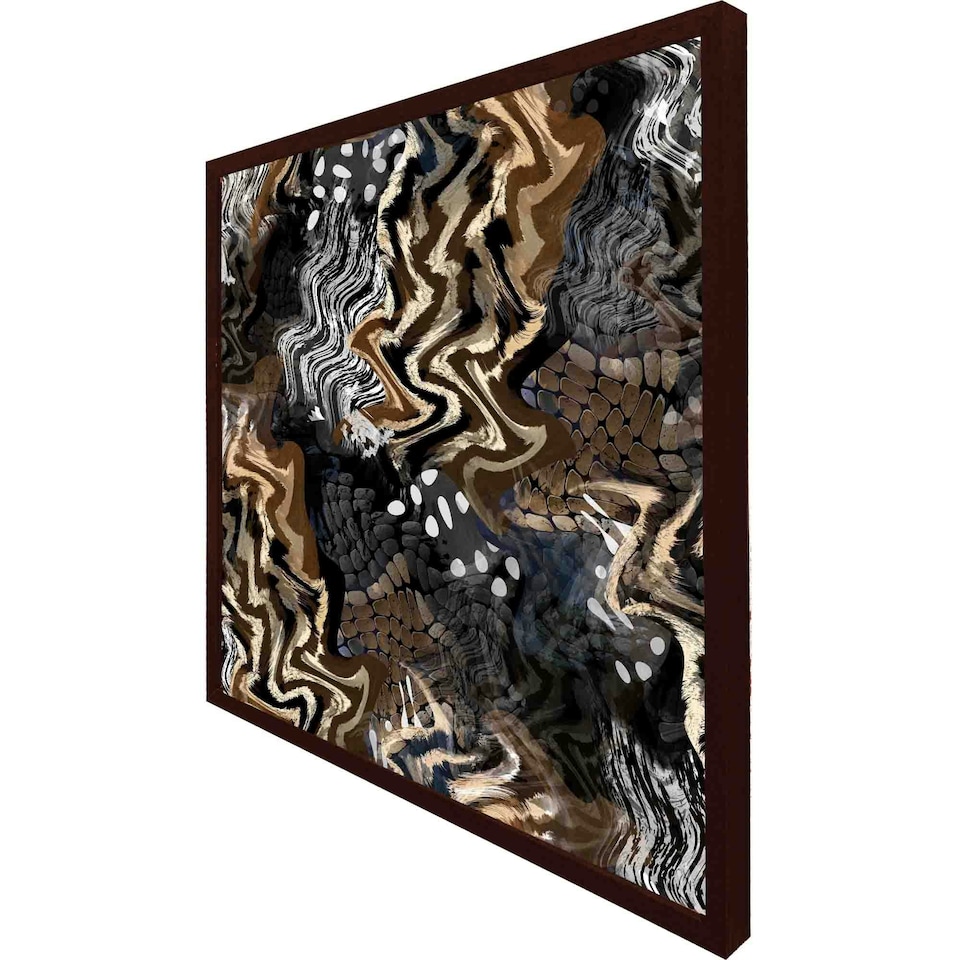 image 1 of African print (Picutre Frame) Brown | L