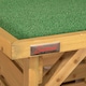 image 4 of 123cm x 115cm Large Wooden Outdoor Garden Patio Log Store Shed