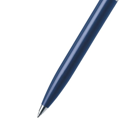 Sheaffer Sentinel 321 Ballpoint Pen Blue Barrel, Brushed Chrome and ...