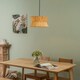 image 2 of ValueLights Maddie Paper Card Tapered Ceiling Pendant Shade | Brown