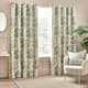 image 1 of Wylder Woodlands Floral Jacquard Natural Eyelet Curtains (W)168cm x (D)183cm | Multi