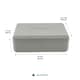 image 5 of Myga Pair of Foam Yoga Blocks - Grey
