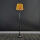 image 3 of ValueLights Faulkner Modern Polished Chrome Spindle Design Floor Lamp Base Yellow