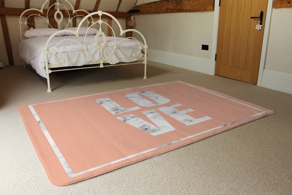 image 1 of Love Marble Rug | Multi