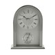 image 1 of Wm.Widdop Arched Silver Aluminium Mantel Clock Silver
