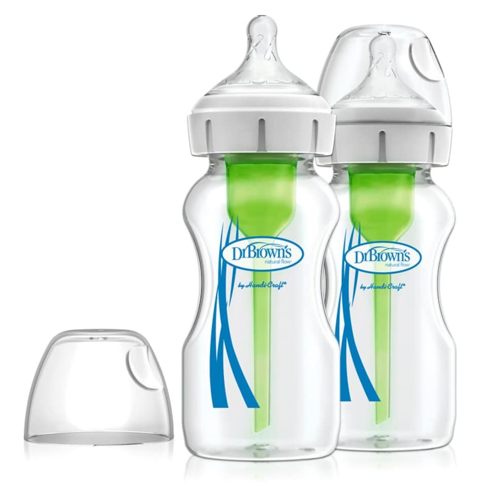 image 1 of Dr. Brown's Options+ Glass Bottle 270ml 2pk