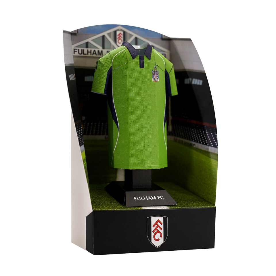 image 1 of RadStuff Alloy Metal Football Shirt - Fulham FC Away Kit 2025/26
