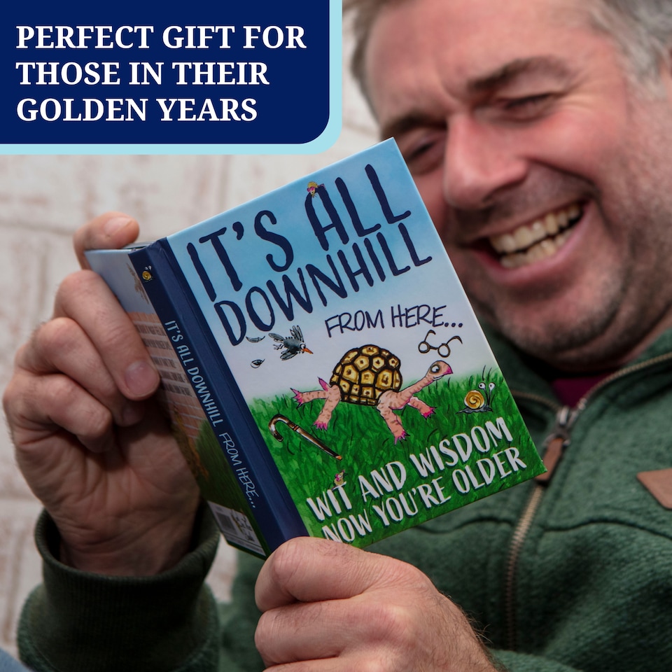 image 1 of It's All Downhill From Here Gift Book