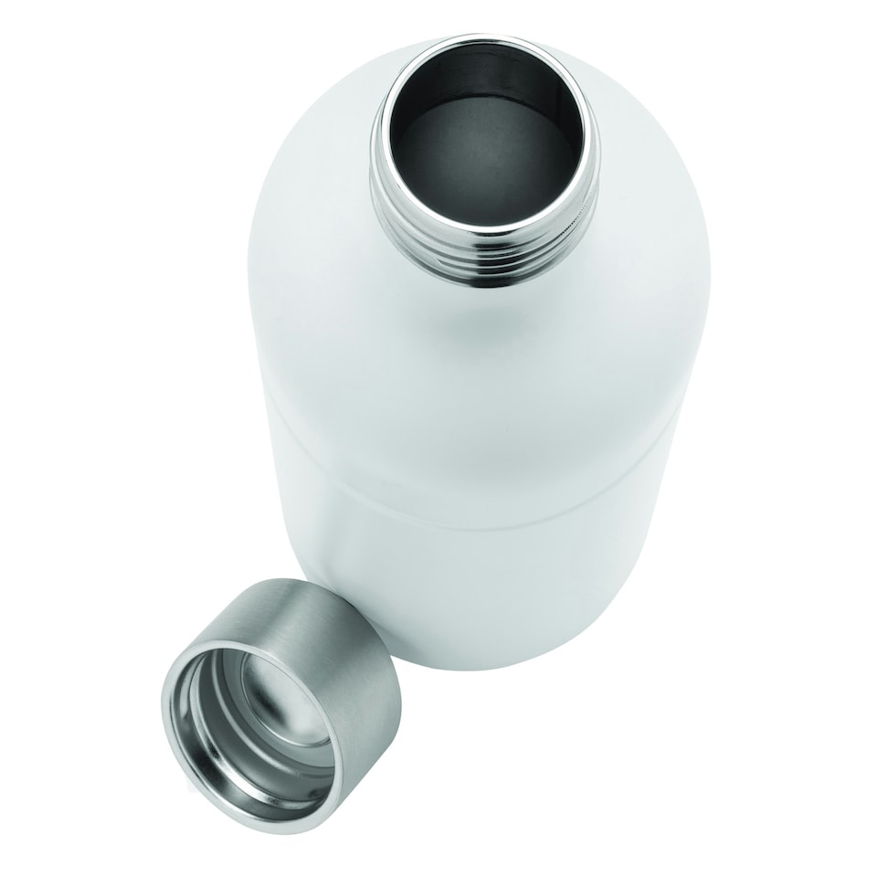 image 1 of XD Xclusive Soda Recycled Stainless Steel 800ml Water Bottle - White - One Size | White | One Size
