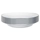 image 1 of Duralex Lys Glass Soup Plates Dishes - Tempered, Heat Resistant - 230mm - Pack of 6 | Clear | Clear