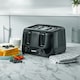 image 5 of GEEPAS Electric Kettle 4 Slice Bread Toaster & Microwave Kitchen Set