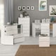 image 5 of Sienna Chest of 6 Drawers in White/White High Gloss
