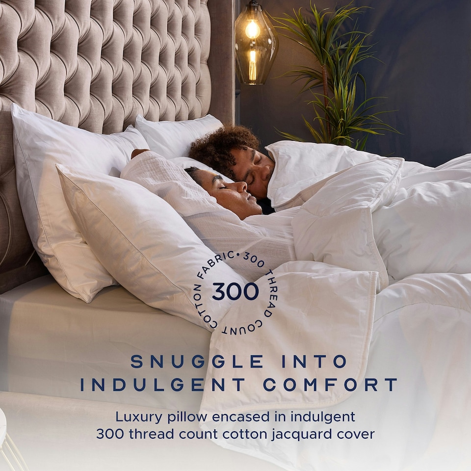 image 1 of Snuggledown Ultimate Luxury Pillow, Soft Support, 1 Pack | White | White | 1 Pack | 1