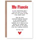 image 1 of Greeting Card Love Poem Gamer Nerd Fiancée Romantic Poetry Fun