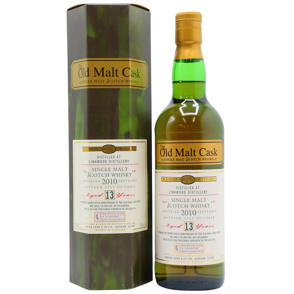 Linkwood Old Malt Cask 25th Anniversary Single Sherry Cask No 56881 2010 13 year old Whisky