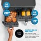 image 7 of Vytronix 2 Drawer Air Fryer Dual Zone 9L Family Size Efficient 2400W Black