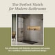 image 7 of Balterley Premium Walk-In Shower Tray | Grey | Slate Grey | 1