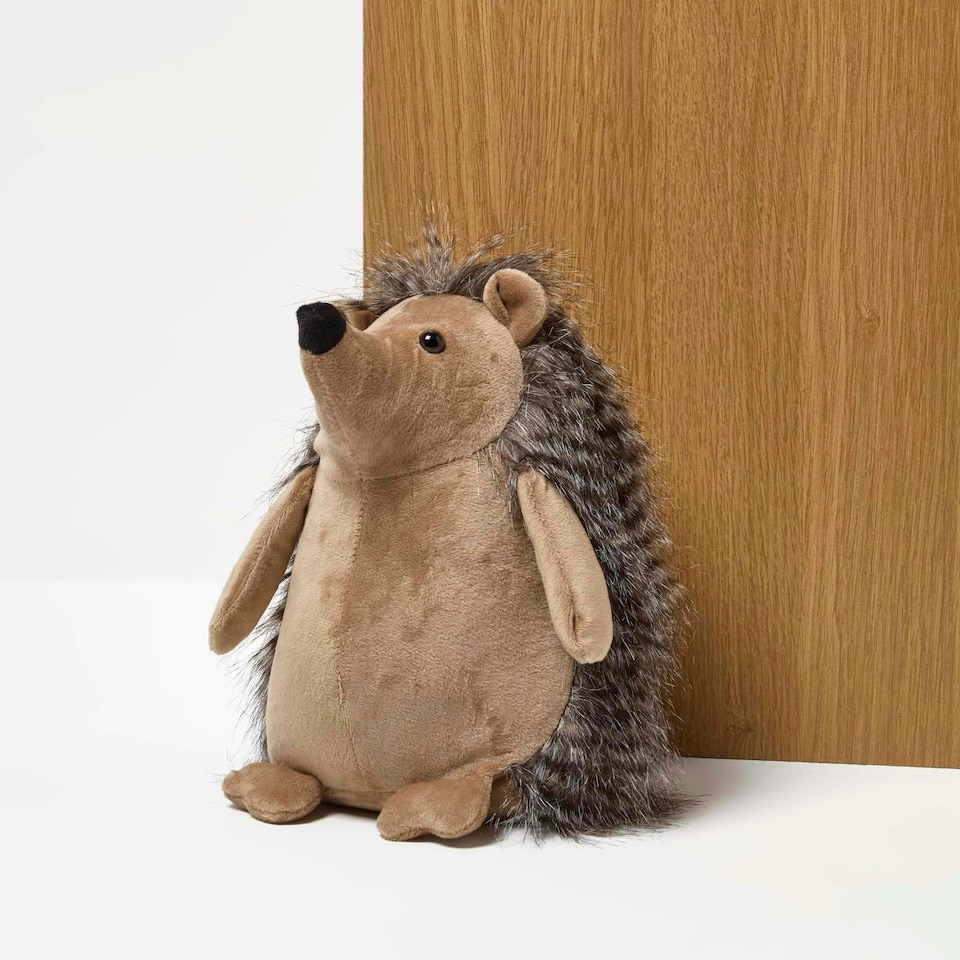 image 1 of Homescapes Hedgehog Doorstop - Set of 2 - Animal Door Stops