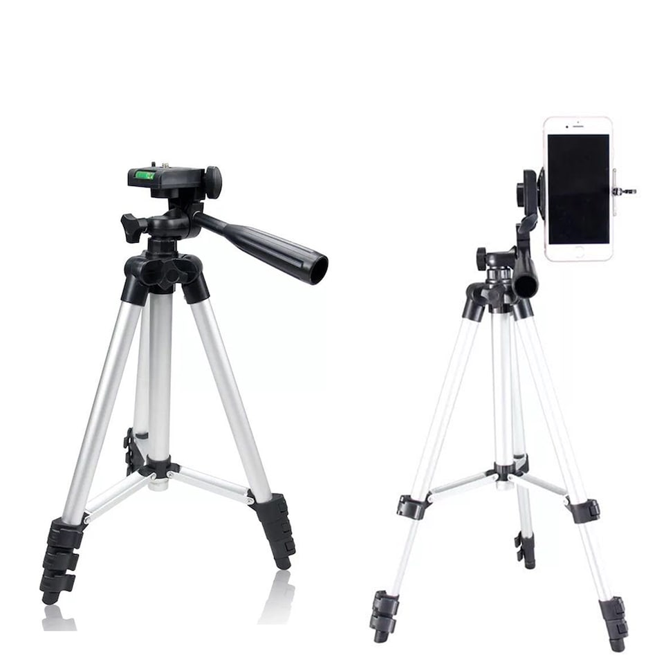 image 1 of Trimming Shop Camera Tripod Mini Universal Stand Support, Black Used