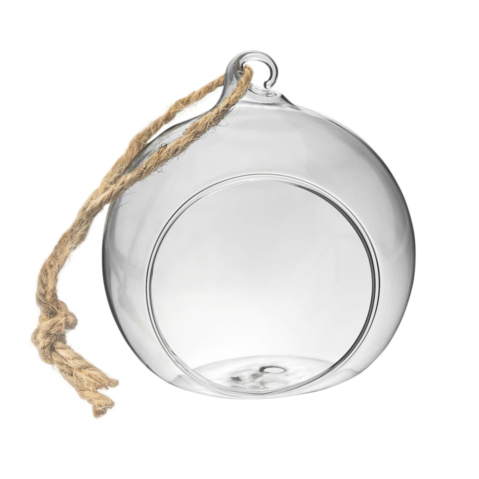 image 1 of Nicola Spring Hanging Glass Terrariums - 8cm - Clear