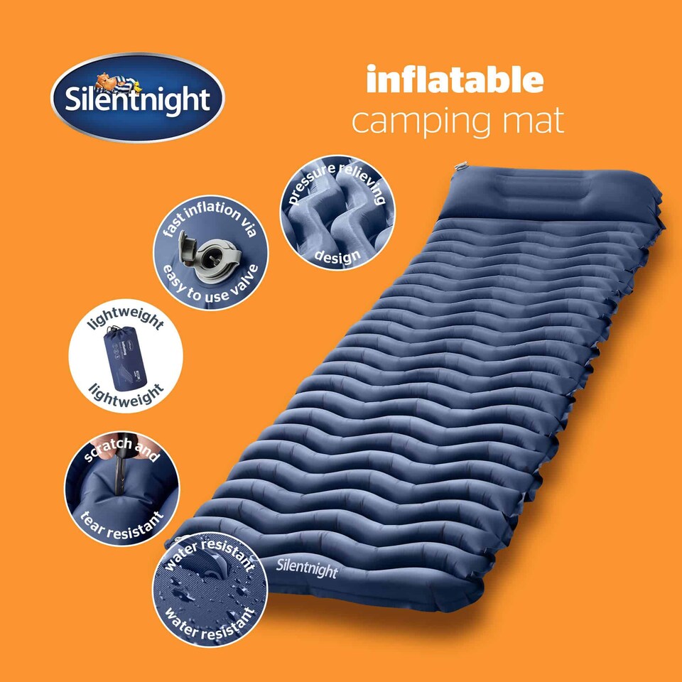 image 1 of Silentnight Camping Collection Inflatable Camping Mat