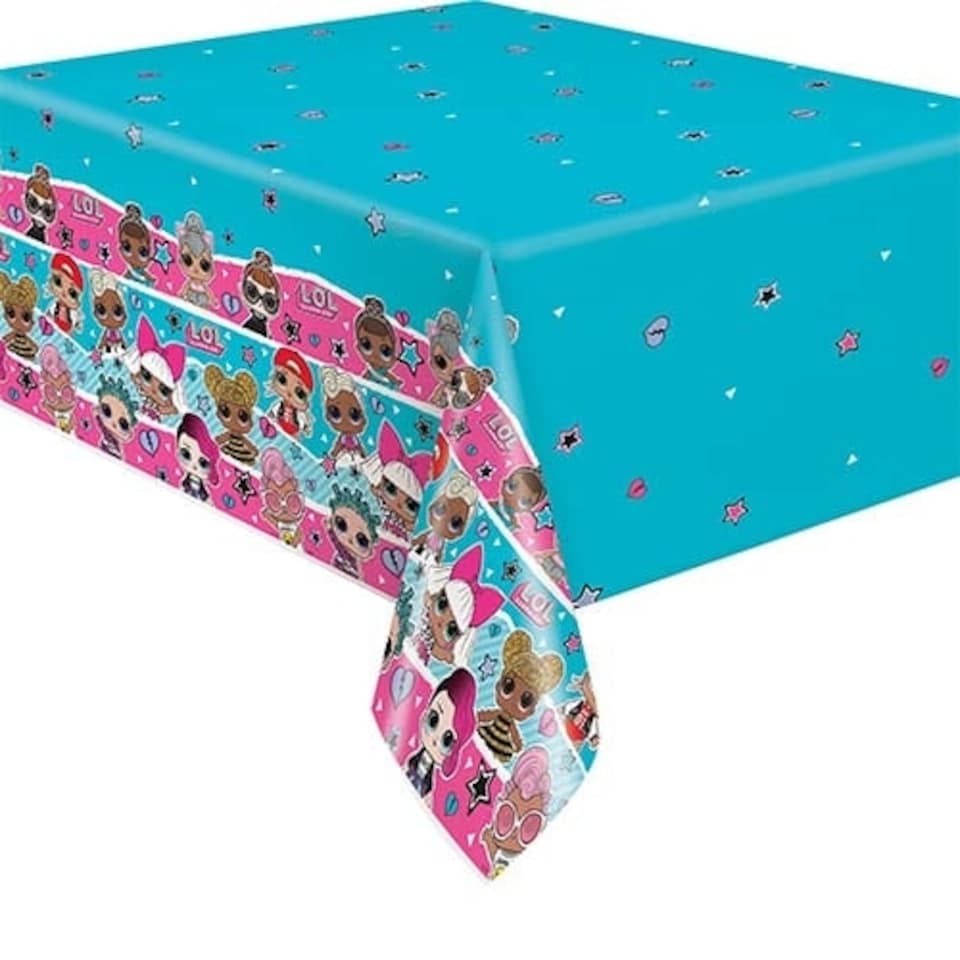 LOL Surprise Plastic Tablecover 213cm x 137cm