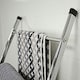 image 4 of Showerdrape Apex Chrome Bathroom Freestanding Towel Rail Storage Ladder
