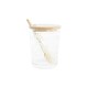 image 2 of Sugar Bowl DKD Home Decor Transparent Natural Bamboo Aluminium Crystal Borosilicate Glass 300 ml 28 x 10 x 13,5 cm N/A