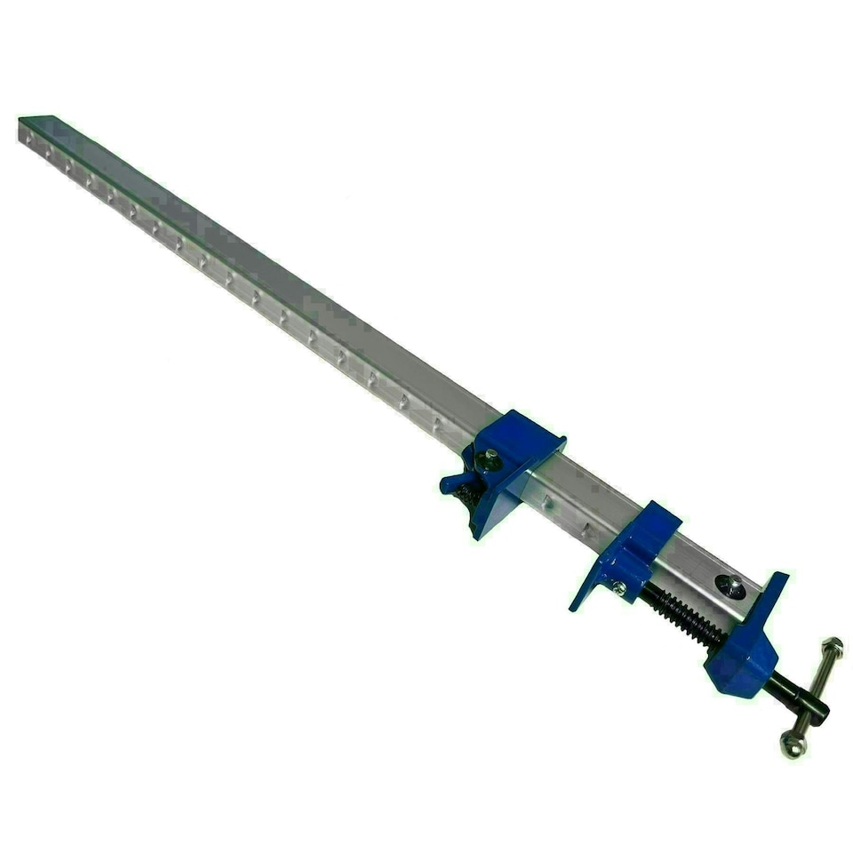 image 1 of 24" 600mm Aluminium Sash Clamp Grip Bench Work Holder vice Slide Clamp 10pk