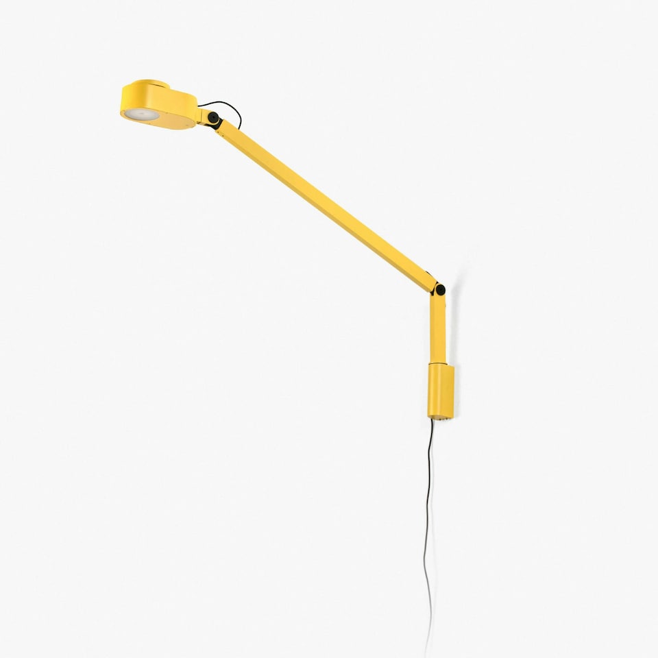 image 1 of Inviting Yellow Wall Lamp Arm