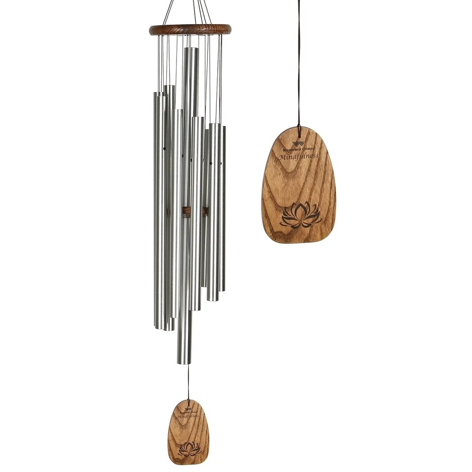 image 1 of Woodstock Large Mindfulness Wind Chime