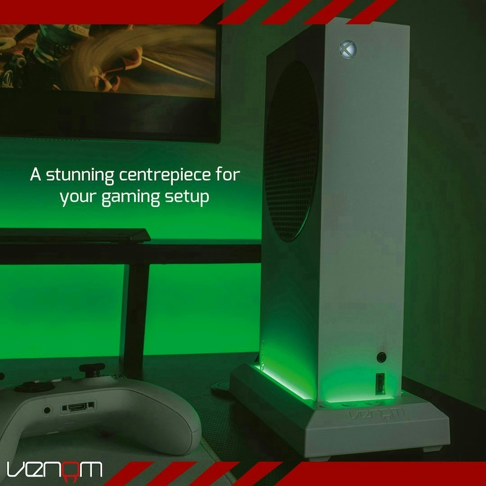image 1 of Venom Xbox Series S LED Console Stand