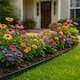 image 4 of Harbour Housewares Flexible Plastic Lawn & Path Edging - 50m x 4cm - Black Black