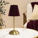 image 2 of OHS Pleated Bedside Lamp LED Rechargeable Cordless Night Light