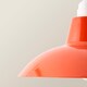 image 6 of ValueLights Civic Red Metal Fit Ceiling Pendant Light Shade and Bulb