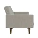 image 3 of Paxson Clic Clac Sofa Bed in Light Grey Fabric Grey | LIGHT GREY