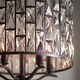 image 3 of Belle 5 Light Ceiling Pendant Dark Bronze, Clear Crystal, E14
